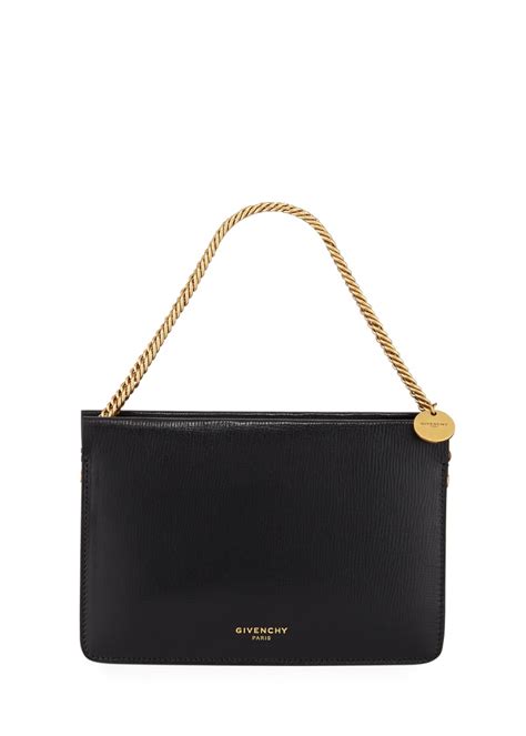 Givenchy Cross 3 Leather & Leopard Suede Crossbody Bag